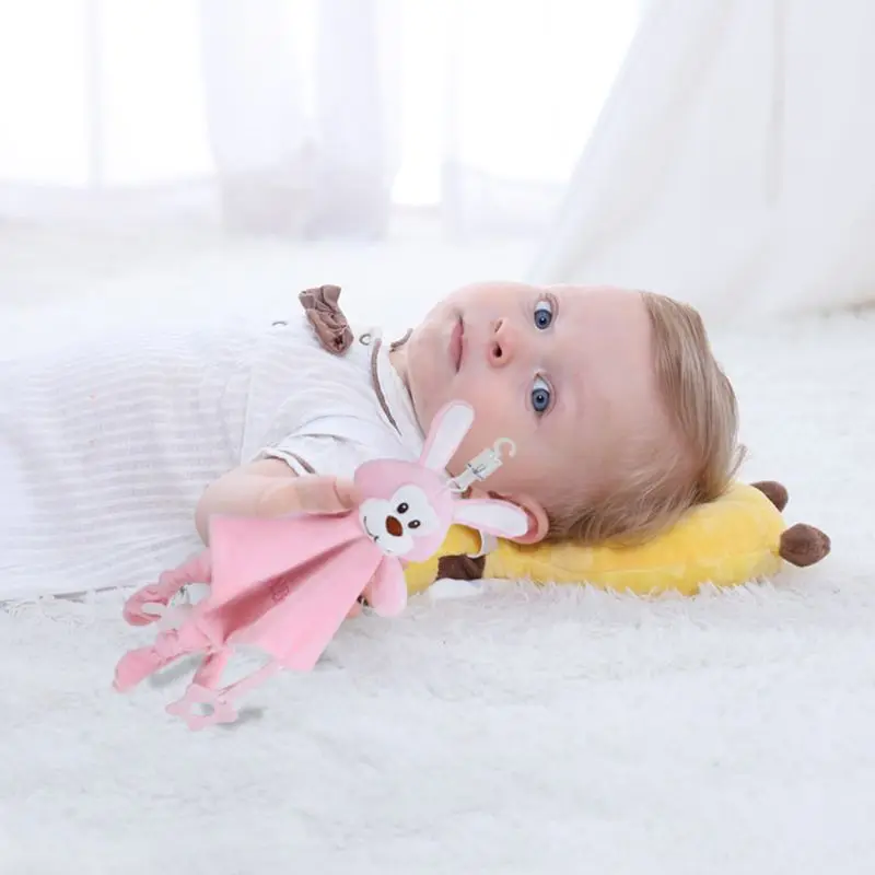 

Baby Soother Appease Towel Soft Plush Animal Doll Teether Infant Nursing Toys 54DA