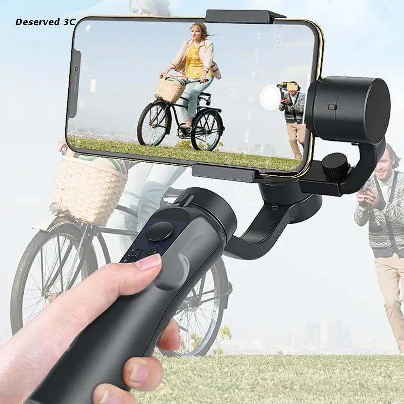 

H4 Mobile Phone Anti-shake Bracket Stabilizer 3-axis Handheld Selfie Gimbal Stabilizer for Indoor Outdoor Live Broadcast