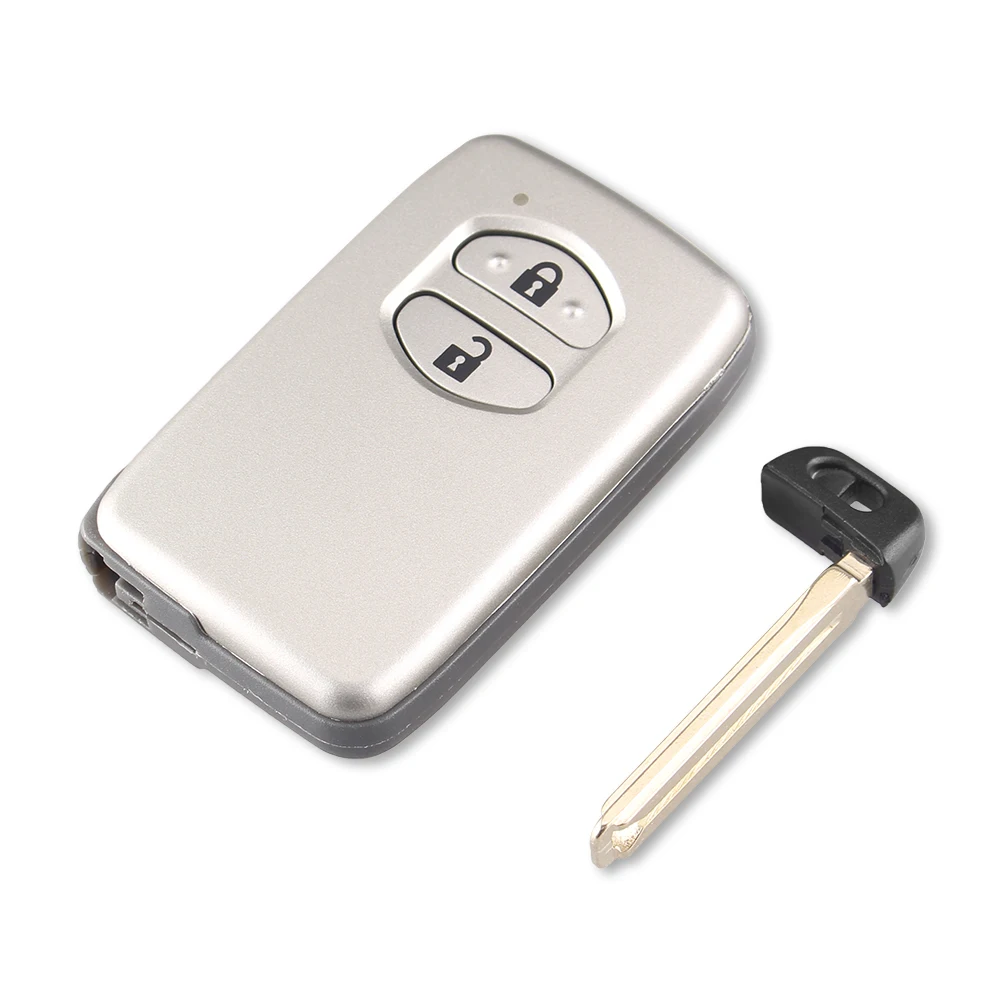 Чехол KEYYOU для Toyota Camry Highlander VIOS Yaris 2 кнопки умный пульт дистанционного управления