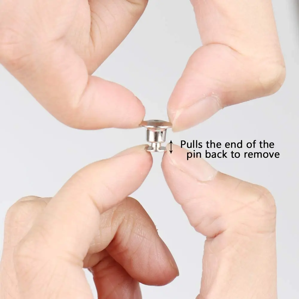 100 шт. металлические застежки клатчи для хранения|Булавки и игольницы| |