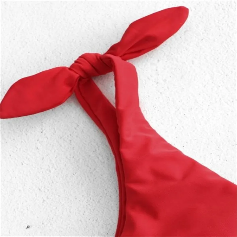 Нейлоновые гидрокостюмы костюм из двух частей комплект Красного бикини женская