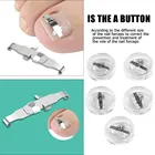 Фиксатор для ногтя корректор для вросших пальцев ног, набор инструментов из нержавеющей стали для восстановления вросших ног и педикюра, 5 типов