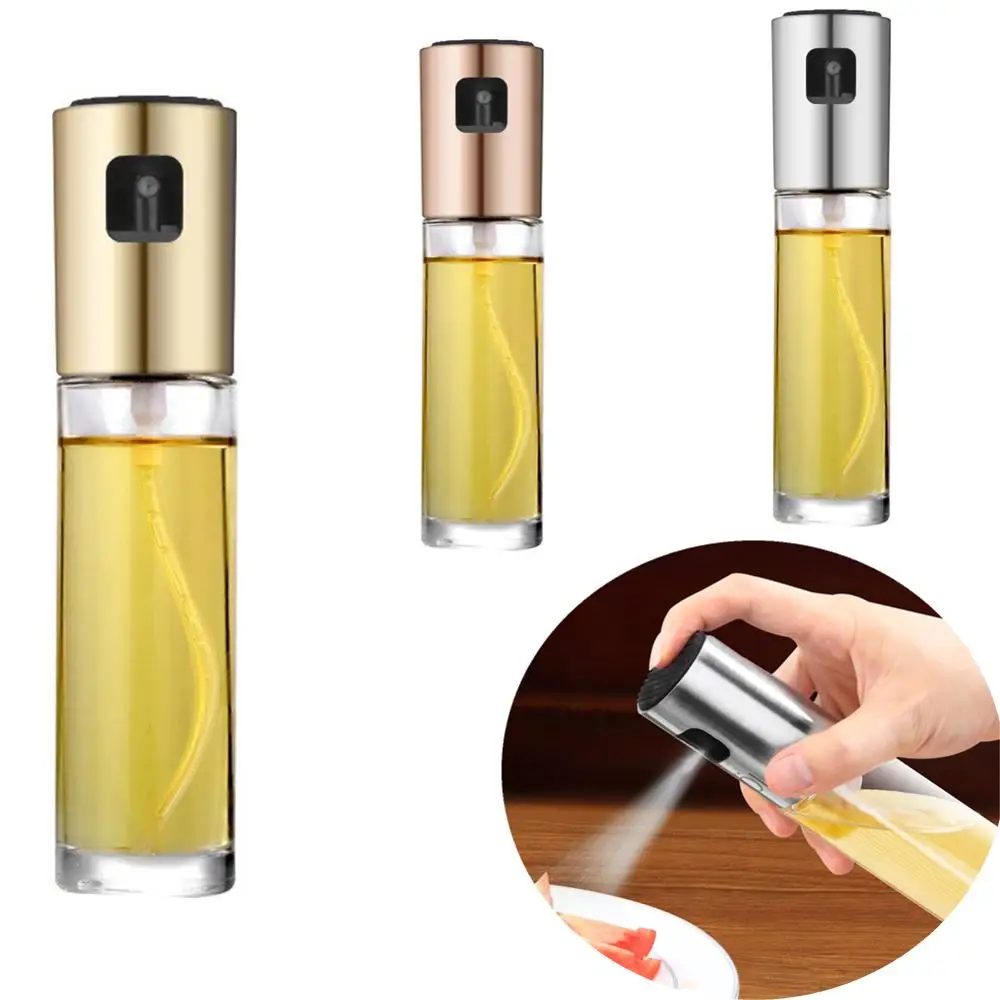 

Kitchen Tools Oil Spray Bottle BBQ Salad Baking Olive Vinegar Sprayer Cooking Pump Gravy Boats Grill Seasoning Empty Kettle Bake