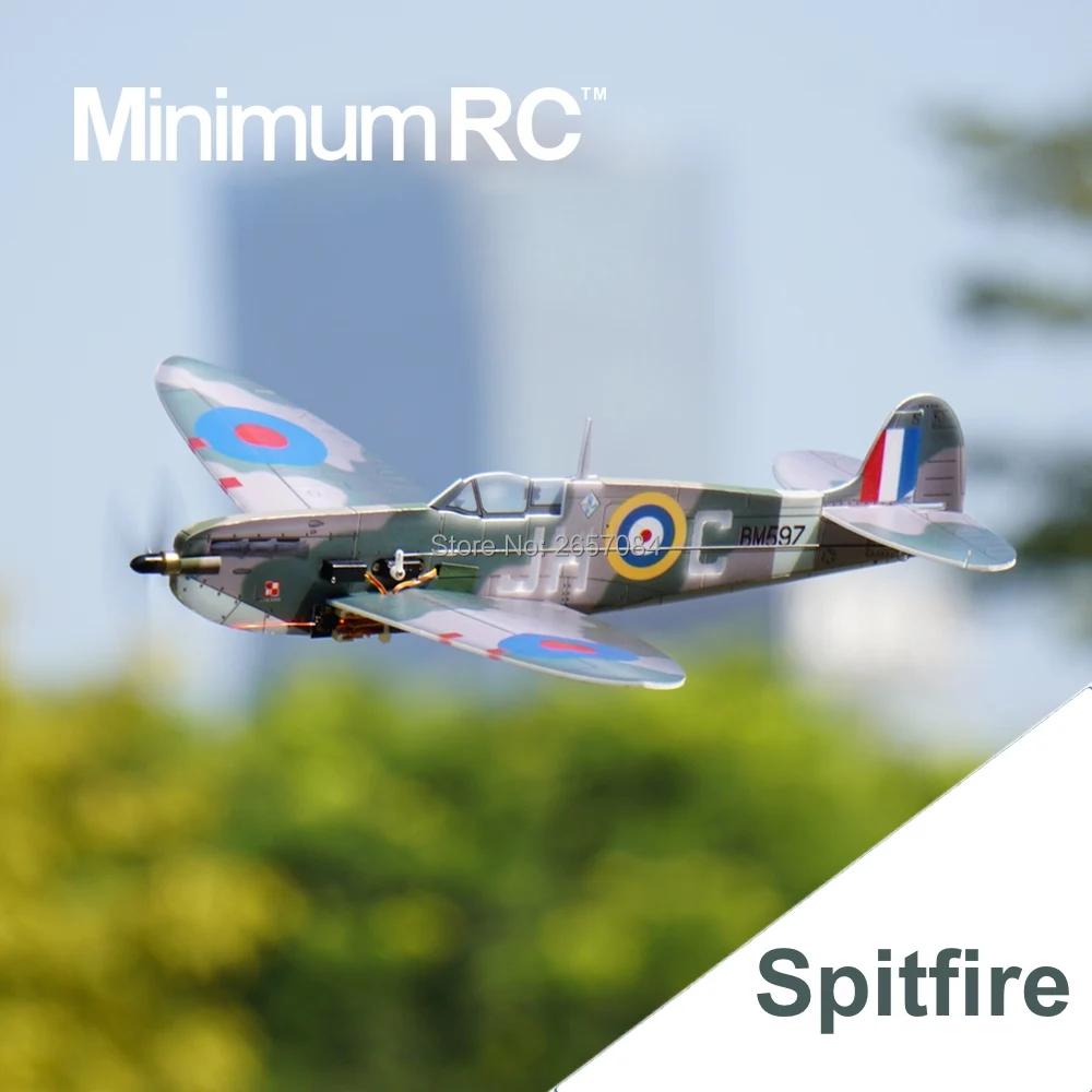 

MinimumRC Spitfire 360mm Wingspan 4 Channel Trainer Fixed-wing RC Airplane Outdoor Toys For Children Kids Gifts