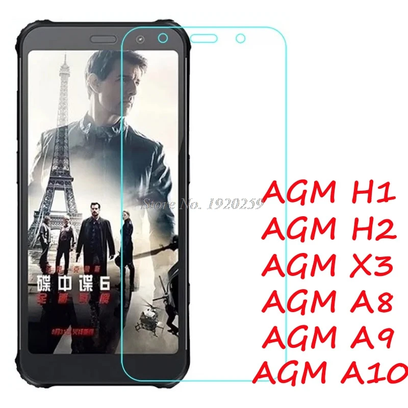 Чехол из закаленного стекла для AGM A8 A9 A10 H1 H2 Высококачественная Защитная