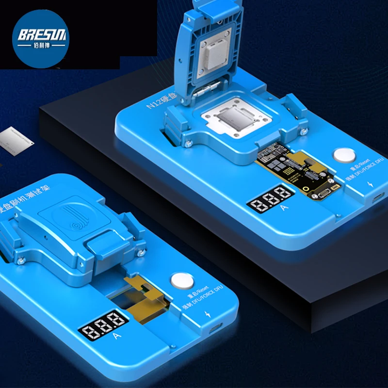 Jc-placa base N12 Nand serie Iphone 12, reparaci&oacute;n de un clic en programador Dfu, disco duro jc-id, banco de prueba de recuperaci&oacute;n intermitente-2
