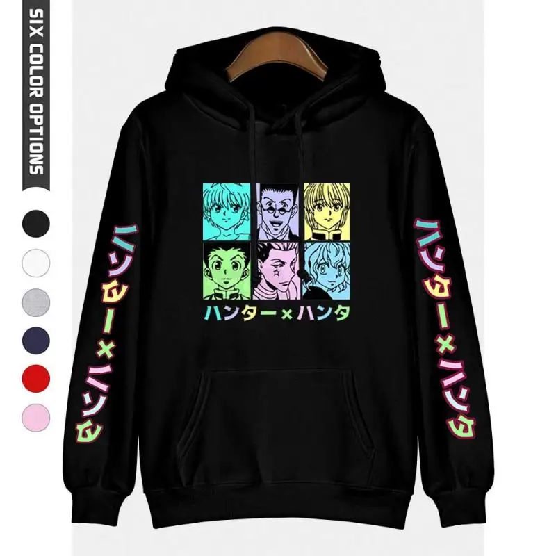 

2021 Janpanese Anime Hunter X Hunter Killua Hoodie Men Women Unisex Hoodies Sweatshirts Hoodie