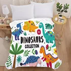 Модный комплект постельного белья с 3D Цифровым динозавром мир пододеяльник и наволочка горячая Распродажа постельное белье