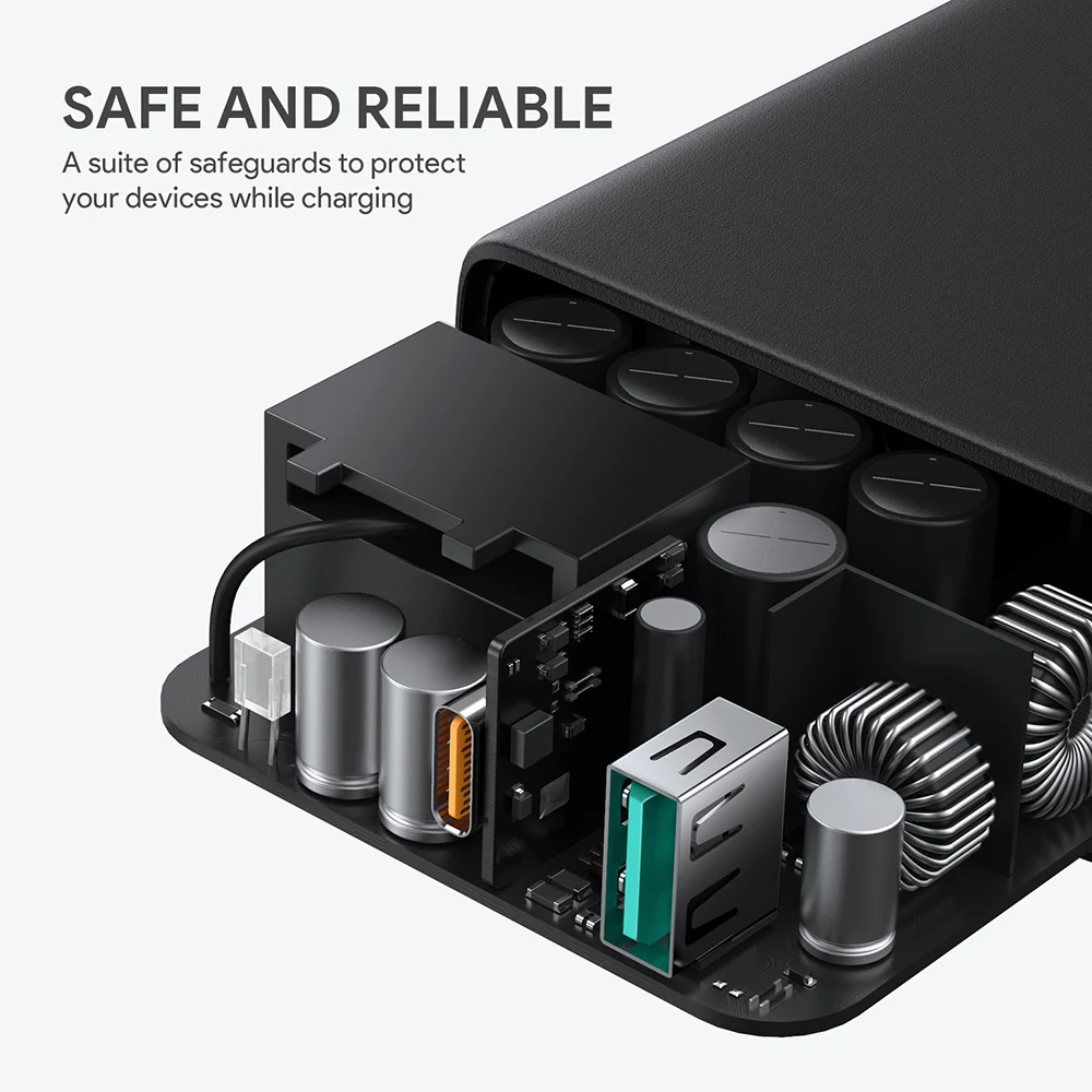 AUKEY PA-D3 Быстрая зарядка 60 Вт USB-C PD быстрая настенная с европейской вилкой зарядная