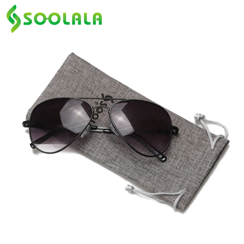 SOOLALA Metal Bifocal Sunglasses Reading Glasses Women Men Eyeglasses Okulary +1.0 1.5 2.0 2.5 3.0 3.5 | Аксессуары для одежды
