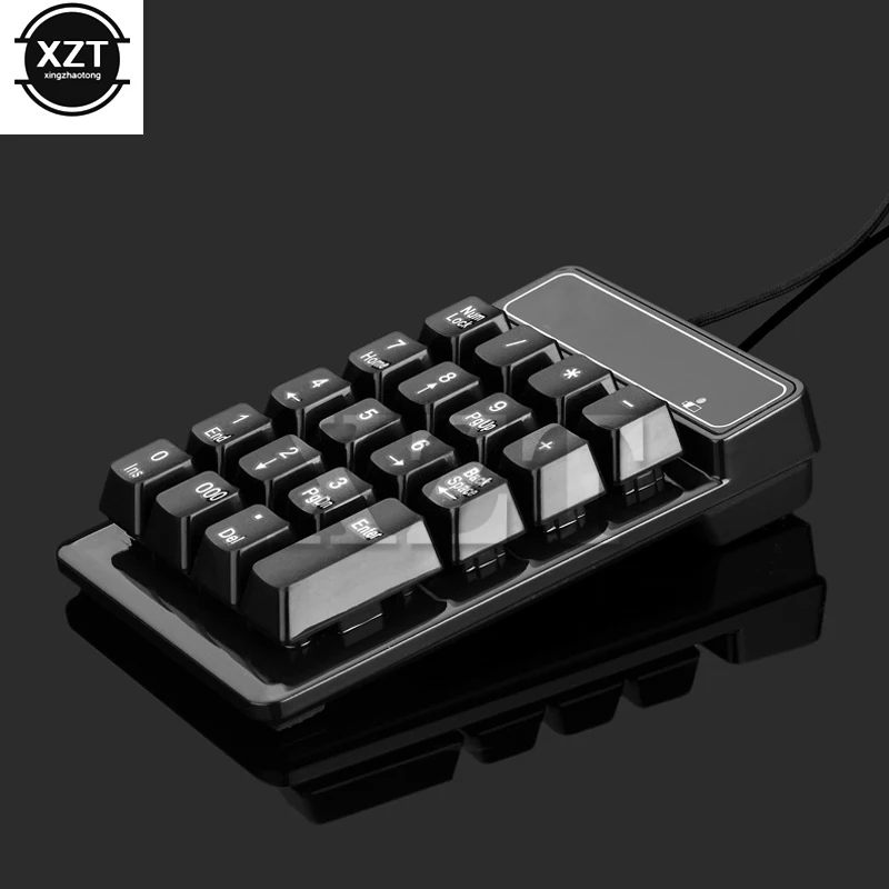 Проводная USB цифровая клавиатура тонкая мини 19 клавиш для iMac/Mac Pro/MacBook Air/Pro
