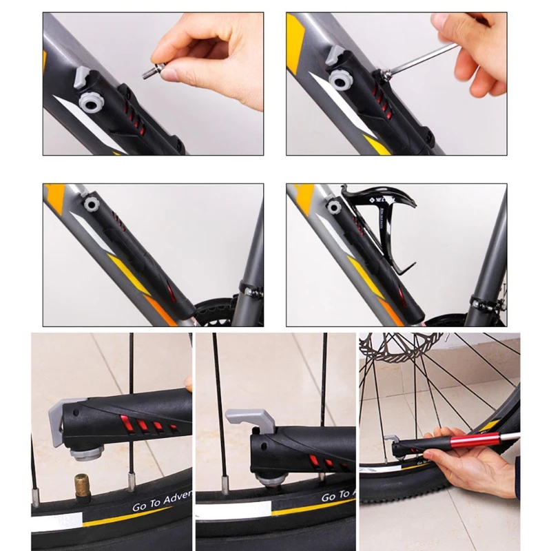 Портативный ручной велосипедный мини-насос компактный воздушный насос высокого