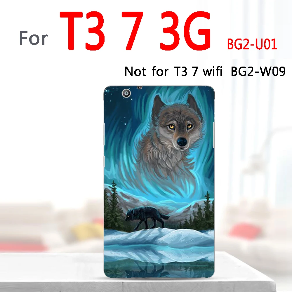 Роспись Tablet крышка для huawei Mediapad Медиа Pad T3 10 8 7 3g 7g3 AGS-W09 L09 KOB-L09 W09 для игровой площадки 2 9,6 8 силиконовый чехол - Цвет: T3-7 lan di lang