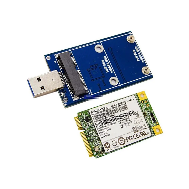 mini usb3 0 to msata enclosure ssd hard usb disk adapter portable box m2 ssd external hdd mobile box work trim female connector free global shipping
