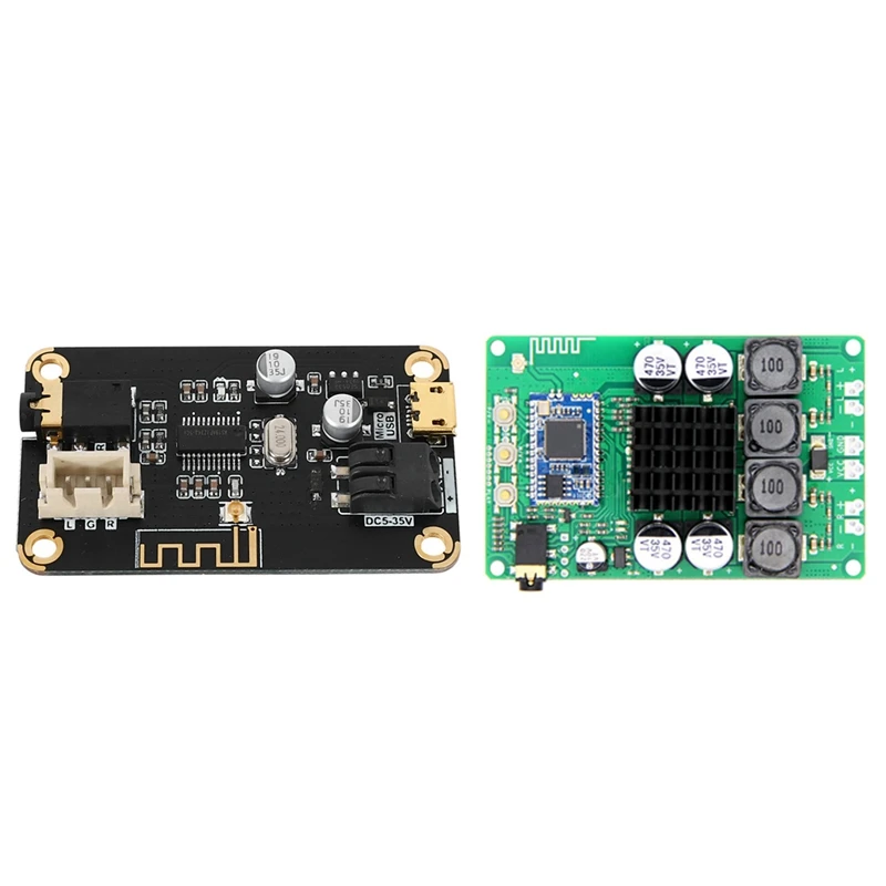 

1 шт. Mp3 беспроводной Bluetooth 4,2 аудио приемник, декодирующая плата и 1 шт. 100 Вт Bluetooth Плата усилителя мощности CSRA64215