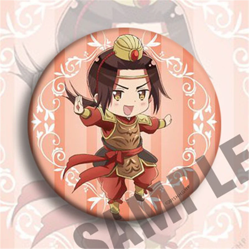 8 шт./компл. мультфильм хеталия: оси силы Япония Косплей булавки для рюкзака Сумки