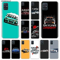sports car jdm drift phone case for samsung galaxy a50 a70 a51 a71 a52 a72 5g a10 a20e a20s a21s a30 a40 a32 a12 soft case cover