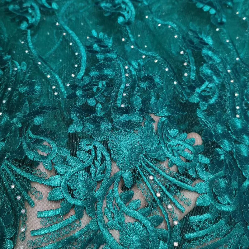 Новинка 2019 французская кружевная ткань нигерийское Африканское кружево с