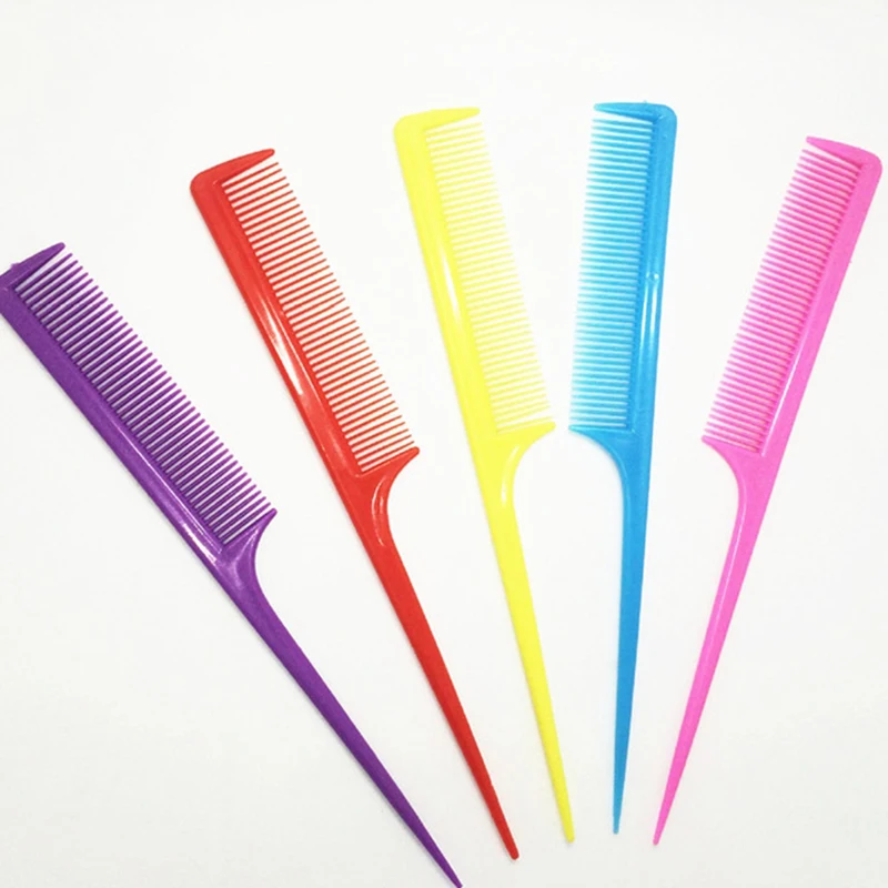 

5Pcs/1Set Carbon Fiber Anti Static Comb Salon Hairdressing Heat Combs Comb Anti Static Resistant Comb Dropshipping