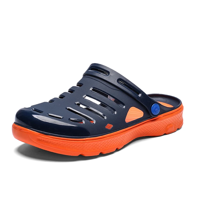 

2021 New Summer Men Sandals Shoes Home High Quality Clogs Slippers Flip Flops Non-Slide Beach Causual Outdoor Mules