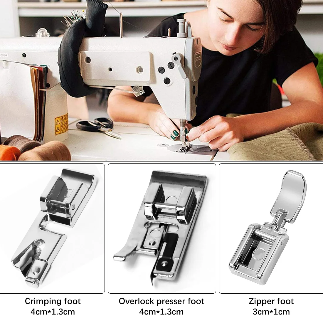 Электрическая швейная машина Singer домашний набор оверлочная прижимная лапка для