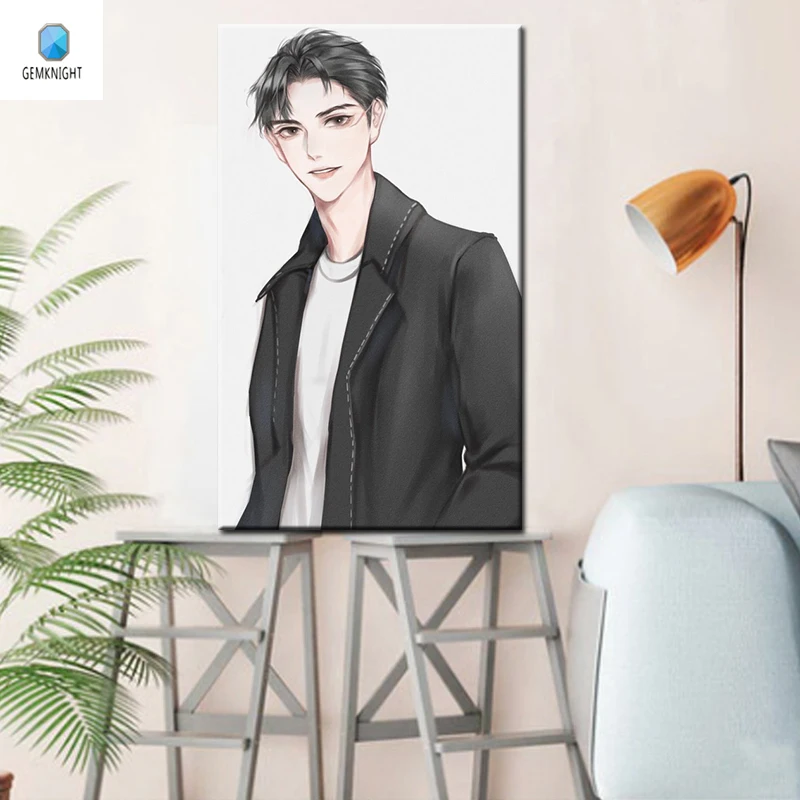 Картина маслом сделай сам классный мальчик цифровая Раскраска по номерам