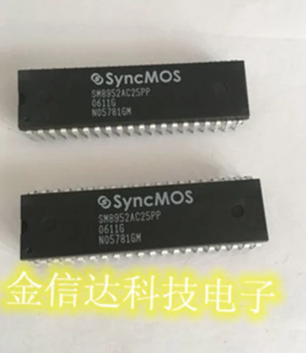 

Mxy 1 шт. SM8952AC25P SM8952 DIP 8-битный контроллер с встроенной вспышкой КБ