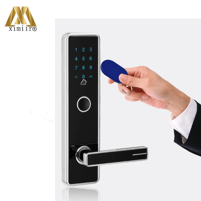 Электронный замок безопасности без ключа безопасный для двери смарт-карта