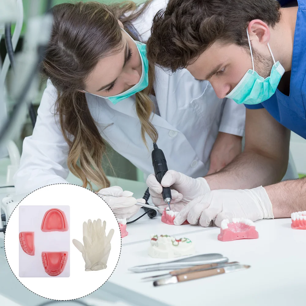 

1 Set Gum Suture Training Model Oral Teaching Aids Periodontitis Suture Model