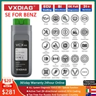 VXDIAG VCX C6 для Mercedes Benz DIoP Автомобиль Все диагностические инструменты системы SD Подключите автоматическую диагностику OBD2 Сканер кода Программирование ЭБУ EPB с WIFI работает с 12 В и 24 В KO MB Star C6 C5