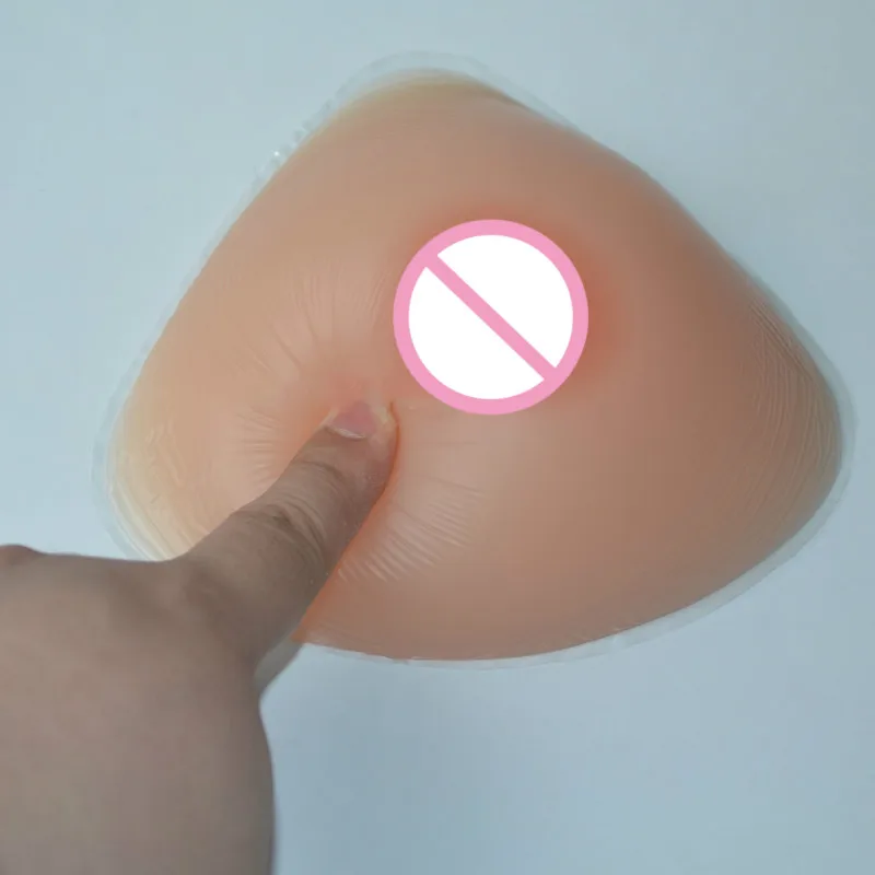 A Cup 600g Triangle Silicone Breast Shape Enhancer Cross Dressing Table Transgender Role Play Highlights The Figure Line