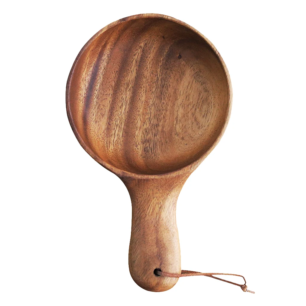 Деревянная миска с ручкой контейнер для еды в японском стиле риса лапши |