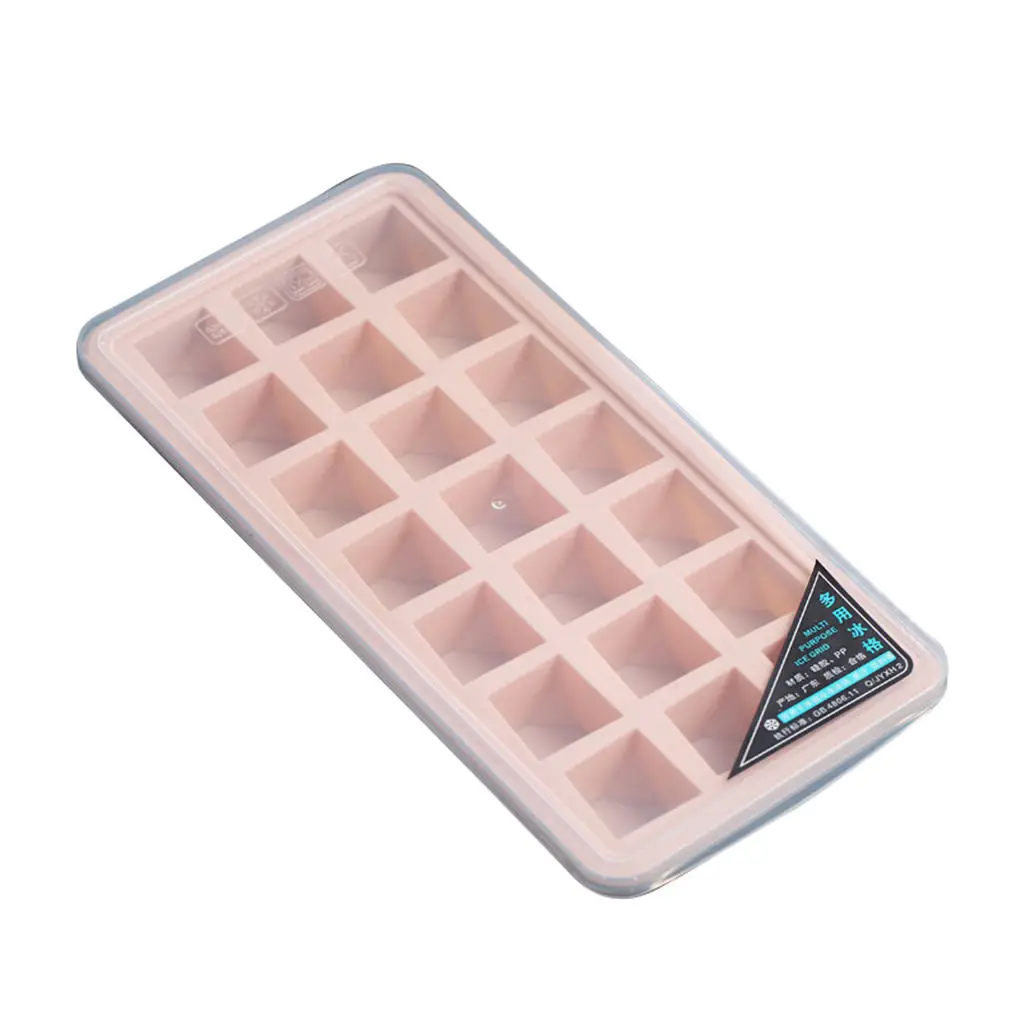 

Силиконовая форма 21-полость ледяной кубик торт крем плесень лоток с крышкой DIY формы для выпечки