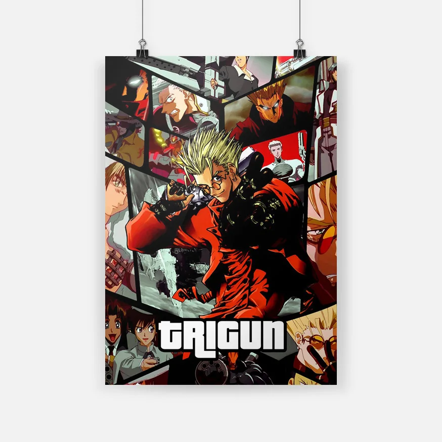 

Anime Canvas Art Vash the Stampede Trigun Anime Poster Canvas Painting Wall Art Decor Living Room Bedroom Study Home Decoration