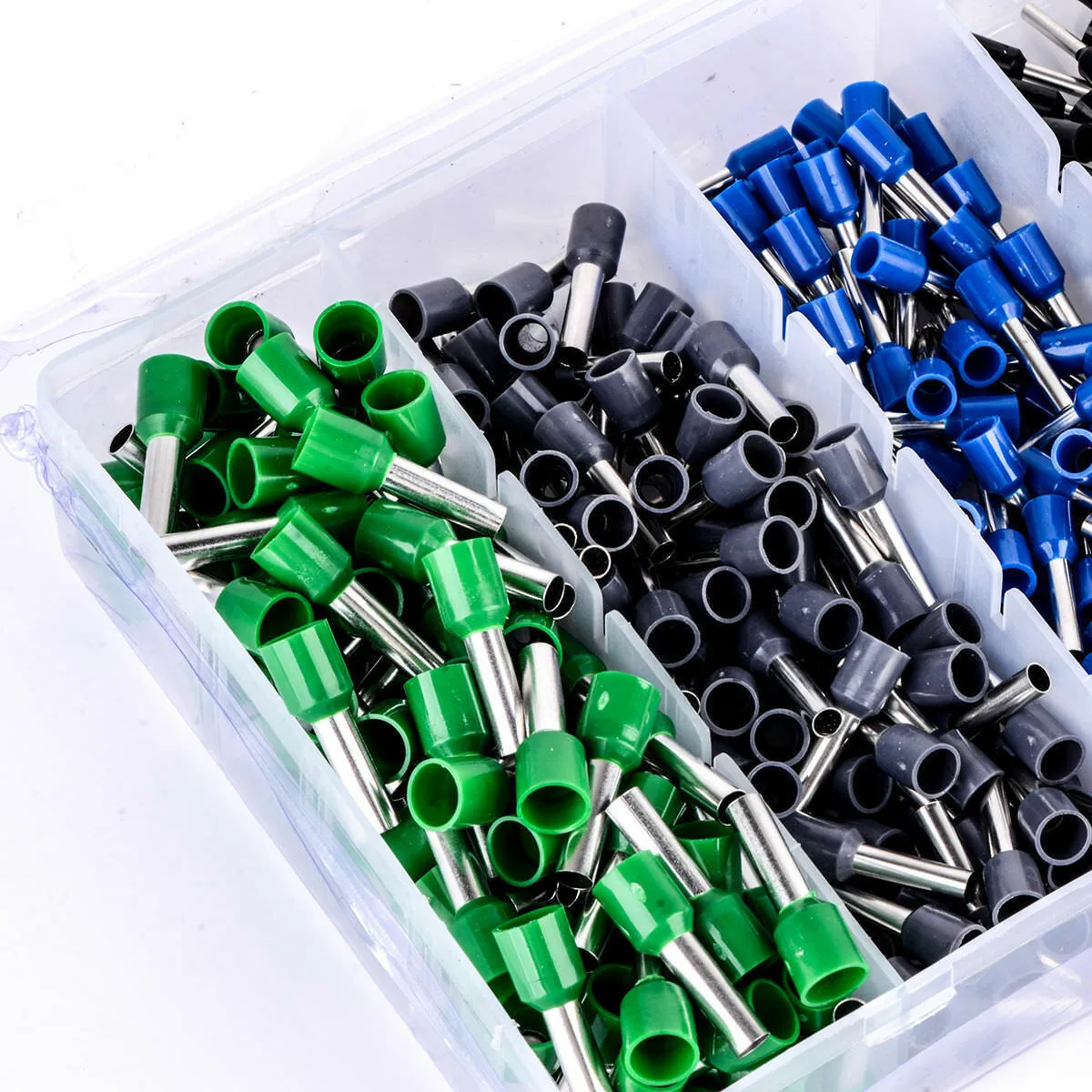

End Pin Insulated Terminal Kit Marine Wire With Box 1.3-3.9mm AWG 22-10