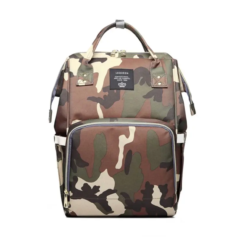 

D0UD Вместительная дорожная сумка для подгузников для мам, рюкзак для ухода за ребенком, модная женская сумка