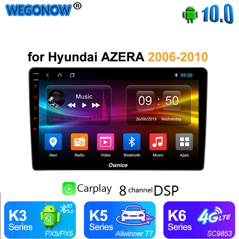 Ownice Восьмиядерный Android 10 Автомобильный DVD Радио carplay 4G LTE 360 панорамный DSP SPDIF для