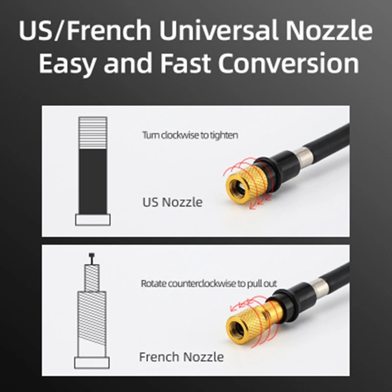 Велосипедный насос из алюминиевого сплава портативный выдвижной высокого