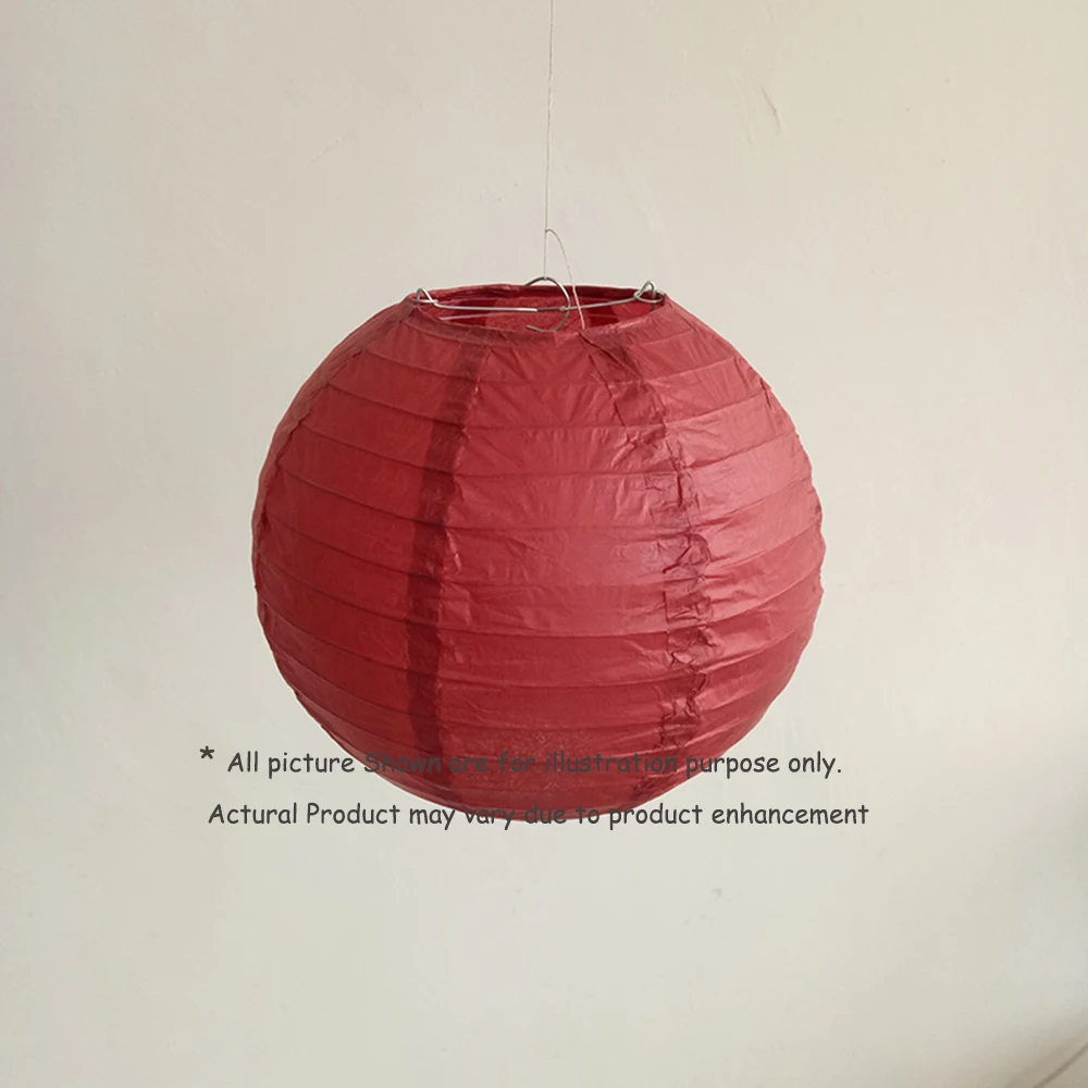 20 шт./компл. темно красный китайский бумажный шар фонарик 6 &quot8&quot 10 &quot12&quot Винный