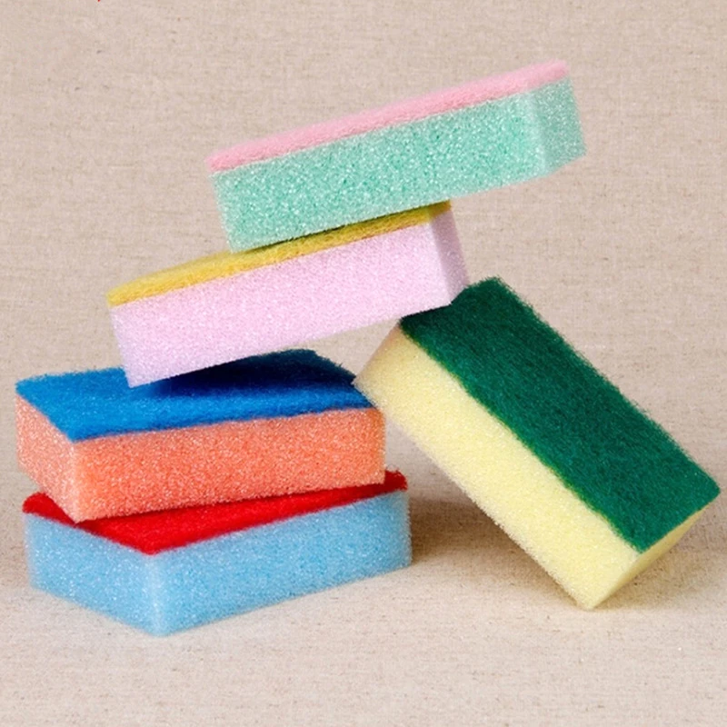 

1pcs Dishwashing Sponge Emery Clean Rub Pot Rust Focal Stains Sponge Removing Kit Cleaning Brush Kitchen Accessories