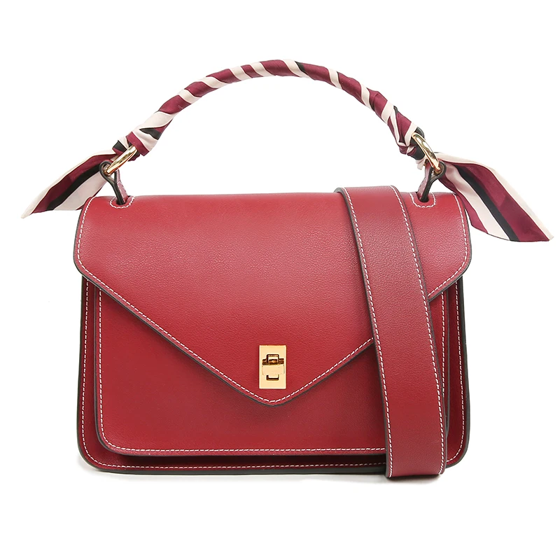 Сумка на плечо женская из натуральной кожи Роскошный дизайнерский саквояж