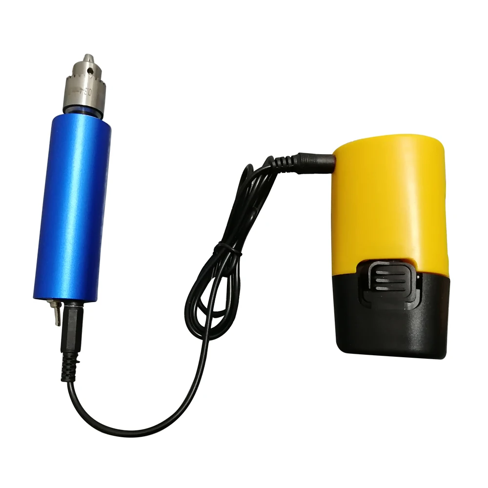 Pistola el&eacute;ctrica de pulverizaci&oacute;n de polvo de 12V, bater&iacute;a de iones de litio recargable + Mini herramientas de taladro, juego de accesorios el&eacute;ctricos de Micro Taladro-3