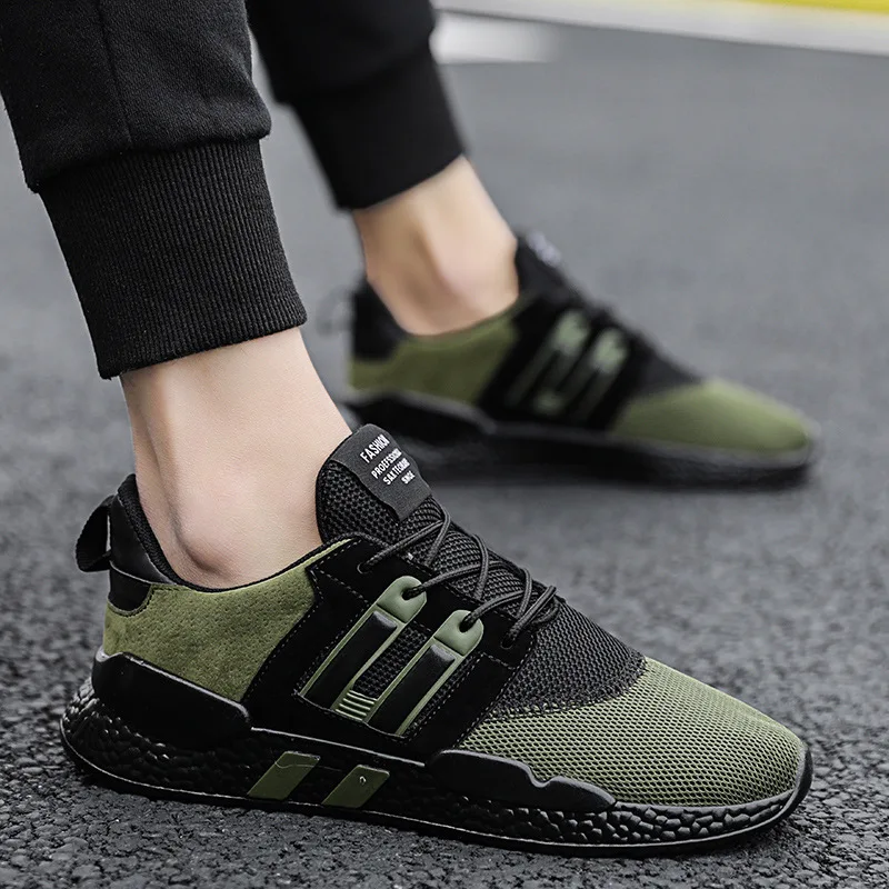 2018 Hot Brand Casual Shoes Lightweight Sneakers Black Breathable Lip-on Men Fashion Footwear White Zapatos De F8-92 | Обувь