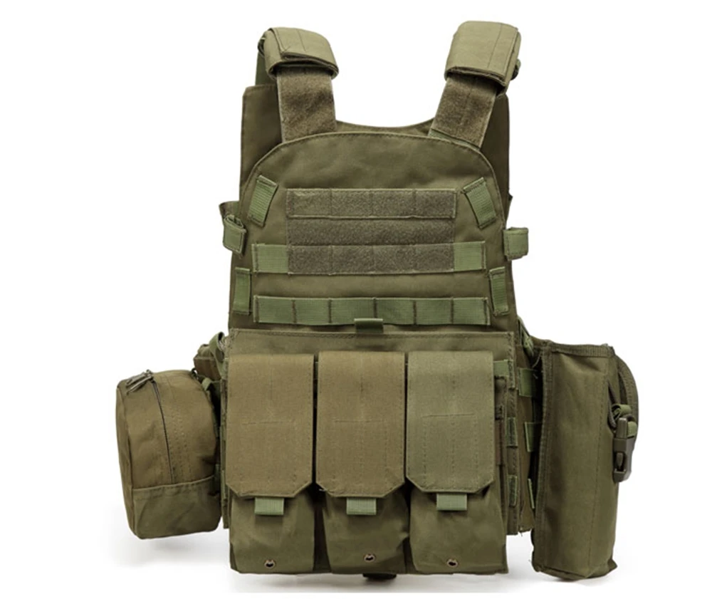 Тактический 6094 Жилет Molle 600D нейлоновый корпус броня Охотничья площадка Страйкбол