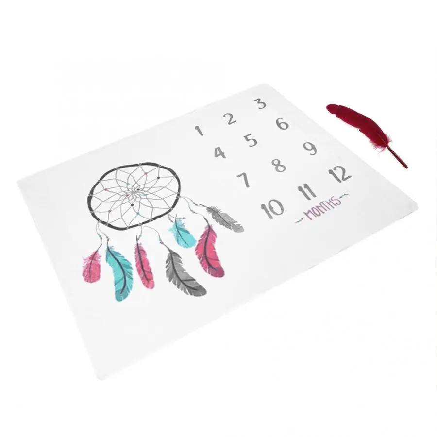 Детские веху Одеяло 120x100 см для фотосессий s студийного фона календарь мальчиков