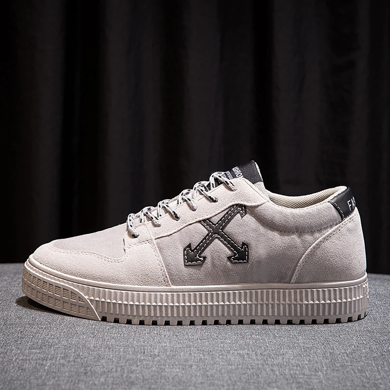 Casual Shoes Men Breathable Canvas Comfortable Vulcanize Fashion Flats Sports Outddor Non-slip Walking Sneaker | Обувь