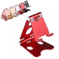universal portable foldable aluminum alloy desktop mobile phone holder stand for iphone ipad adjustable tablet table cell phone
