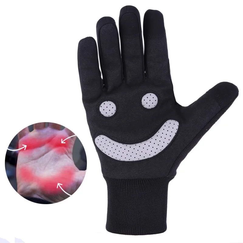 Универсальные велосипедные перчатки с улыбкой водонепроницаемые закрытыми