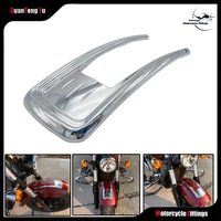 motorcycle modified parts chrome plated abs front fender surface cover decorative decal sticker for indian boy scout est 1901