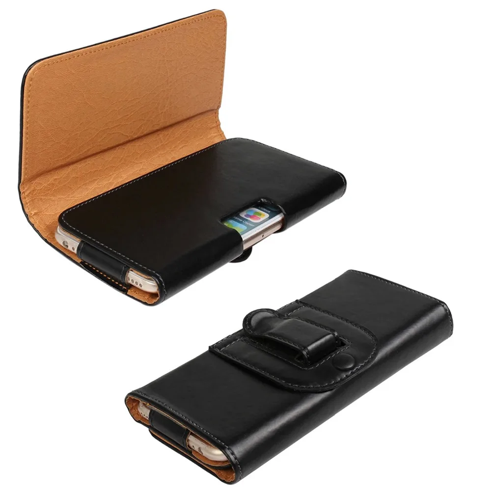 Горизонтальный Премиум чехол из искусственной кожи для iPhone 12 11 X XR XS Max 8 7 6 6S Plus